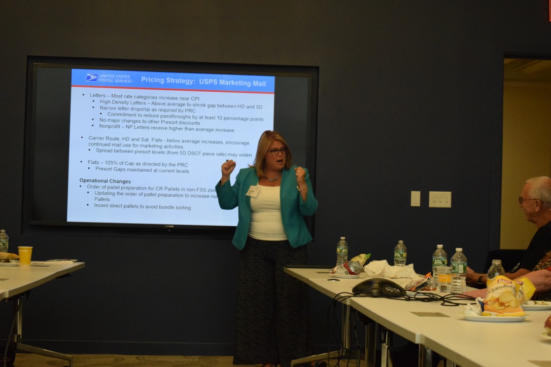 Luncheon Featuring Sharon Owens, USPS VP Pricing and Costing,  8/24/17 — photo 23